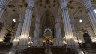 Interior de la catedral del Salvador, La Seo.