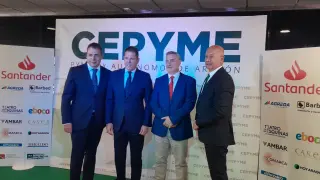 Benito Tesier, presidente de la FEMZ, junto a Gerardo Cuerva, presidente de Cepyme, xxx