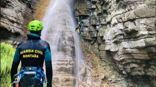 Salto en el barranco de Yesero donde murió una persona el pasado 9 de mayo.