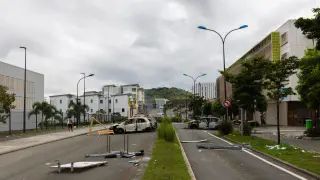 Disturbios y destrucción en la colonia francesa, Nueva Caledonia