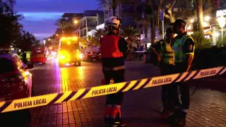 Dos fallecidos y 14 heridos en el hundimiento de un restaurante en la Playa de Palma