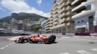 El piloto de Ferrari Charles Leclerc, en Mónaco