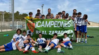 Celebración del título del Real Zaragoza | Alevín Preferente