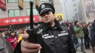 Imagen de archivo de un policía chino