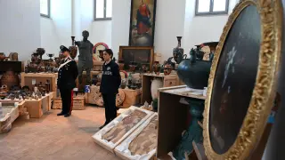 Presentation of 600 works of art returned to Italy from the United States