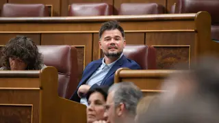El portavoz de ERC en el Congreso, Gabriel Rufián