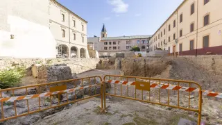 Hallazgo arqueológico en las obras del albergue