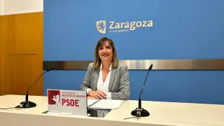 La portavoz del PSOE, Lola Ranera, este miércoles