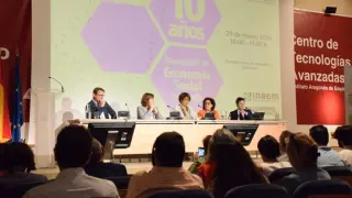Jesus Divassón, director general de Trabajo del Gobierno de Aragón, ha participado en el X aniversario de Cepes, la Asociación de Economía Social de Aragón.