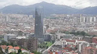 La torre de Iberdrola, en Bilbao.