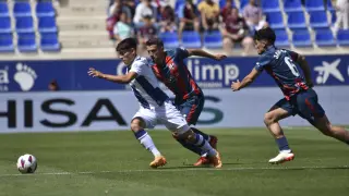 Imágenes del partido entre la SD Huesca y el Levante, correspondiente a la jornada 42 de La Liga Hypermotion.
