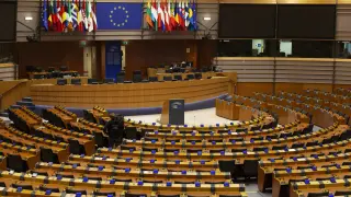 El hemiciclo del Parlamento Europeo vacío en Bélgica (Bruselas)... (Foto de ARCHIVO)..01/01/1970 [[[EP]]]