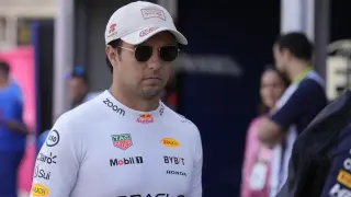 El piloto de Red Bull Sergio Pérez, en una imagen en el Gran Premio de Mónaco