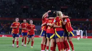 Partido España-Dinamarca, en Santa Cruz de Tenerife, clasificatorio para la Eurocopa