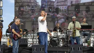 Danza Invisible, en un concierto el pasado sábado en Torremolinos.