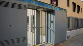 Fachada, exterior del centro residencial de Amibil en Calatayud.