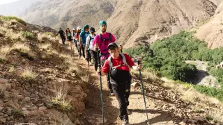 Seis montañeros con discapacidad de Valentia completan el 'Reto Marruecos'