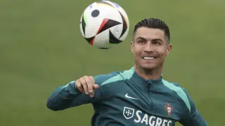El delantero portugués, a punto de disputar su sexta Eurocopa.
