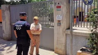 Imagen del individuo, en el momento de ser arrestado por la Policía Local..POLICÍA LOCAL DE MURCIA..11/06/2024 [[[EP]]]