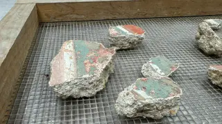 Objetos encontrados en las catas arqueológicas de la plaza de San Miguel de Zaragoza