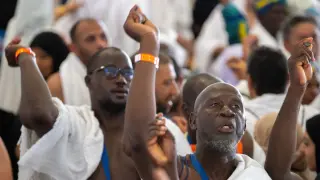 Hajj 2024 pilgrimage - stoning of the devil ritual