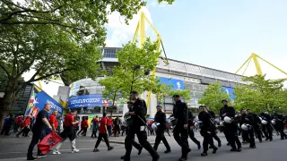 Policía durante la Eurocopa en Dortmund..BERND THISSEN - DPA..15/06/2024 ONLY FOR USE IN SPAIN [[[EP]]]