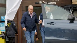Juan Carlos I este domingo en Sanxenxo