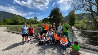 Excursión por los alrededores de Biescas y sus tirolinas.