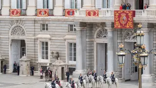 Actos por el X Aniversario del reinado de Felipe VI. Relevo solemne de la Guardia Real