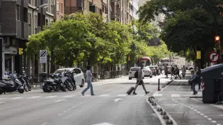 La avenida de Valencia de Zaragoza.