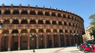 Fotografía de archivo de la Plaza de Toros de Zaragoza.