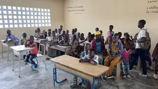 Escuela de la fundación KKO Lacasa en Costa de Marfil.