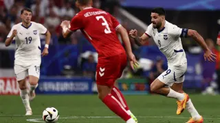 Eurocopa 2024: partido Dinamarca-Serbia, del grupo C, en el Allianz Arena de Múnich