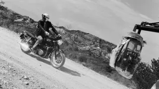 Imágenes del spot grabado en el desierto de Los Monegros