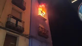 Incendio en Calatayud: arde una vivienda sin causar heridos
