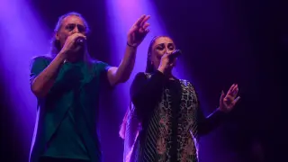 Dioni y Ángeles, en un concierto en Zaragoza en 2022.