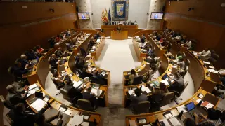 Pleno de las Cortes de Aragón