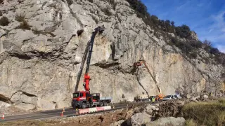 Actuaciones del Ministerio de Transportes en carreteras de la provincia de Huesca.