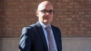 El psicólogo y especialista en sectas Miguel Perlado, en Zaragoza.