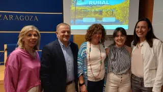 Foto de presentación del Erasmus Rural en la DPZ