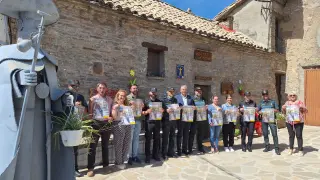 Presentación de la campaña ‘No caminas sola’ para reforzar la seguridad de las peregrinas en el Camino de Santiago por Aragón.