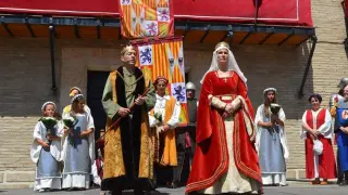 Recreación de la llegada de los Reyes Católicos a Borja