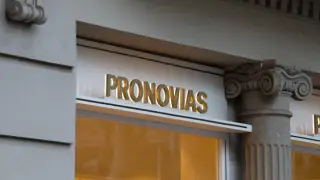 Fachada de la tienda de Pronovias en Barcelona.