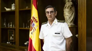 El coronel Alfredo Buisán, nuevo director del Hospital Militar de Zaragoza.