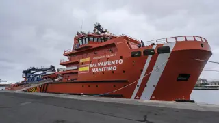 Salvamento Marítimo ha presentado este viernes en el puerto de Las Palmas de Gran Canaria el 'Heroínas de Sálvora'