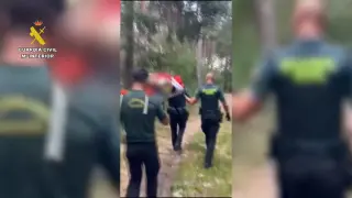 La Guardia Civil auxilia a una senderista que sufrió una caída mientras realizaba una ruta en las proximidades del Santuario del Moncayo
