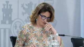 Teresa Ribera,  vicepresidenta tercera y ministra para la Transición Ecológica y el Reto Demográfico,