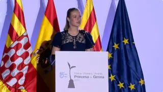 La Princesa Leonor da las gracias a las empresas e instituciones que creyeron en la FPdGi
