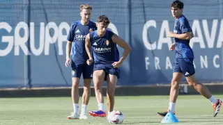 Segundo entrenamiento del Real Zaragoza