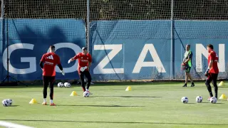 Segundo entrenamiento del Real Zaragoza